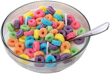 Ilikepar Fruity Loops Cereal Bowl Scented Soy Candle