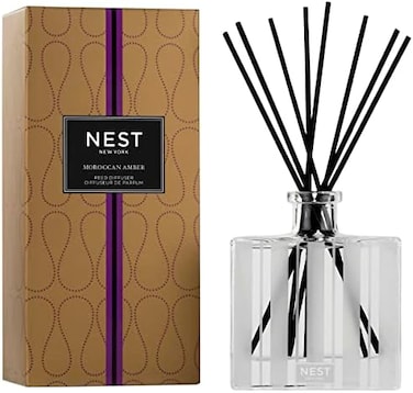 ناشر روائح القصب المعطر بالعنبر المغربي من Nest Fragrances، 5.9 أونصة