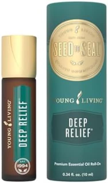 Young Living Deep Relief Essential Oil Roll-On 10ml - Relieve Tension And Soothe Muscles. It Features Penetrating Essentials Oils, Including Peppermint, Wintergreen, And Copaiba.
