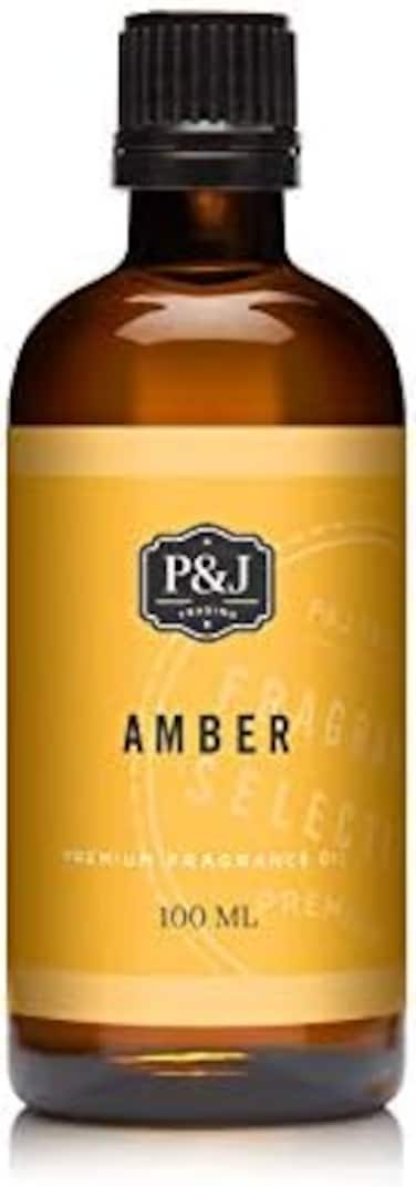 P&amp;J Trading Amber Fragrance Oil For Candle Making, Soap Making, Slime, Diffusers, Home, And Crafts - 100ml