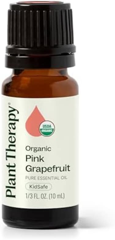 زيت الجريب فروت الوردي العضوي من بلانت ثيرابي 10 مل (1/3 أونصة) نقي 100%، غير مخفف، من الدرجة العلاجية