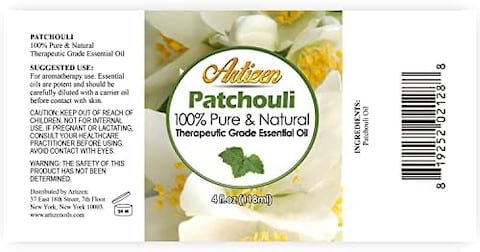 4Oz Oils - Patchouli Essential Oil - 4 Fluid Ounces