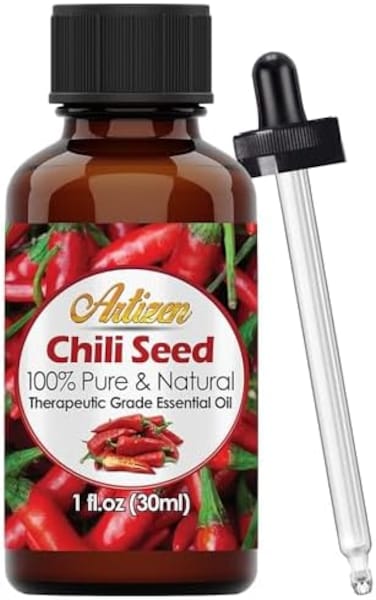Chili Seed Essential Oil (100% Pure &amp; Natural - Undiluted) Therapeutic Grade - Huge 1Oz.