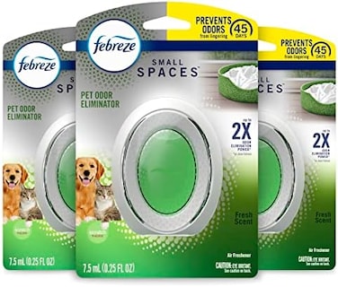 Febreze Small Spaces, Fresh, 3 Count
