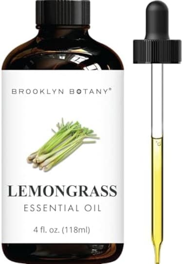 Lemongrass Essential Oil - Huge 4 Fl Oz - 100% Pure And Natural - Premium Grade With Dropper - For Aromatherapy And Diffuser