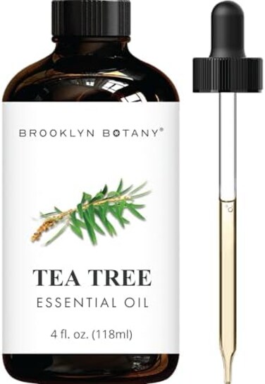 زيت شجرة الشاي العطري - حجم كبير 118 مل - نقي وطبيعي 100% - درجة ممتازة مع قطارة - للعلاج بالروائح العطرية وموزع الروائح