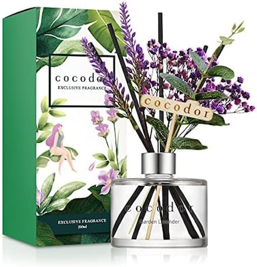 Cocod'Or Lavender Reed Diffuser/Garden Lavender / 6.7 أوقية (200 مل) / 1 حزمة / ديكور المنزل وديكور المكتب والعطور والهدايا
