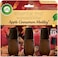 Air Wick Essential Mist Refill, 3 Ct, Apple Cinnamon Medley, Essential Oils Diffuser, Air Freshener, Fall Scent, Fall Decor