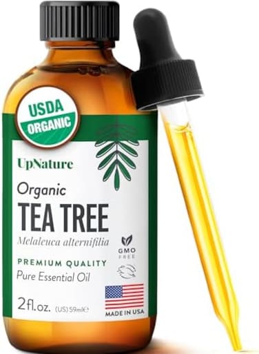 Usda Certified Organic Tea Tree Essential Oil 2Oz &ndash; 100% Natural &amp; Pure Tea Tree Oil For Skin Care, Hair Growth Serum &amp; Healthy Toenail - Premium Quality Aromatherapy Oil For Hair Skin And Nails