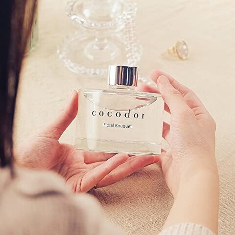 Cocod&#39;Or Signature Reed Diffuser/Lemon Eucalyptus/6.7Oz(200ml)/2 Pack/Reed Diffuser, Reed Diffuser Set, Oil Diffuser &amp; Reed Diffuser Sticks, Home Decor &amp; Office Decor, Fragrance And Gifts