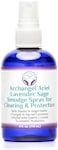 Heal The Masses Lavender Sage Smudge Spray: Archangel Ariel Lavender And Sage Smudge Spray For Healing, Protection, And Purpose - Smokeless Smudging Mist With Essential Oil For Aromatherapy - 4Oz