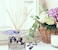 Lovspa Lavender &amp; Eucalyptus Scented Sticks Reed Diffuser Oil Gift Set, De-Stress Scented Sticks, Relaxing Blend Of Woody Lavender, Sage, Eucalyptus &amp; Rosemary Essential Oils