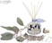 Lovspa Lavender &amp; Eucalyptus Scented Sticks Reed Diffuser Oil Gift Set, De-Stress Scented Sticks, Relaxing Blend Of Woody Lavender, Sage, Eucalyptus &amp; Rosemary Essential Oils