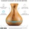 Sierra Modern Home Wifi Ultrasonic LED Essential Oil Diffuser For Alexa, Google Home - 400ml