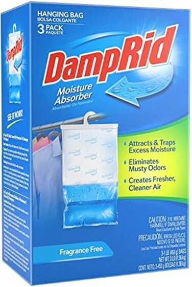 Damprid 42 Oz. Fragrance Free Hanging Bag (3-Pack)