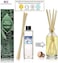 Urban Naturals Crisp White Linen Scented Oil Reed Diffuser Refill, Free Set Of Reed Sticks! A Fresh, Clean Cotton Scent, 4 Oz