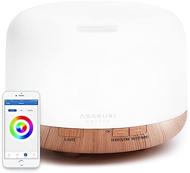 Asakuki Smart Wi-Fi Essential Oil Diffuser- App Control For Alexa,2019