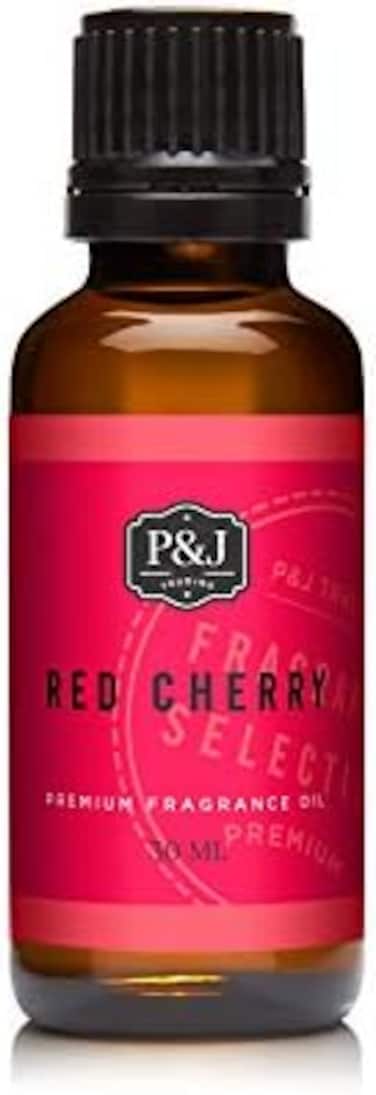 P&amp;J Trading Red Cherry Oil 30ml - Candle Making Scents, Diffuser Oil, Freshie Scents, Soap Making Supplies