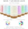Earnest Living Essential Oil Diffuser White Ceramic Diffuser 100 ml Timers Night Lights And Auto Off Function Home Office Humidifier Ultrasonic Aromatherapy Diffusers For Essential Oils
