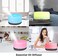 Bluehills Premium 1000 ml Large Essential Oil Diffuser Humidifier For Large Room Home Aromatherapy Large Capacity Oil Diffuser With D&eacute;cor LED Lights Round Dark Wood Grain &ndash; D002