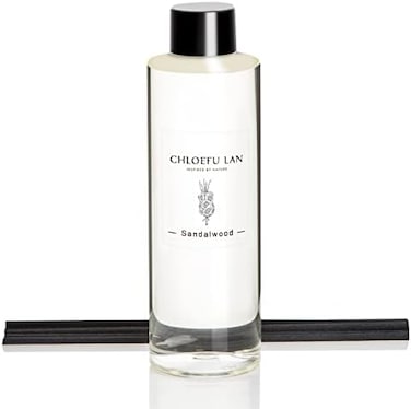 Chloefu Lan Sandalwood Reed Diffusers Refill For Home Decor &amp; Office Decor, Fragrance And Gifts