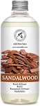 Aromatika Trust The Power Of Nature Reed Diffuser Refill Sandalwood 17 Fl Oz (500ml) - Room Diffuser - Home Fragrance - Scented Diffusers For Aromatherapy - Air Freshener - Fresh/Intensive Fragrance