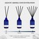 Reed Diffusers Set, 3.7 Oz Scent Diffuser, 6 Reed Diffuser Sticks, Home Fragrance Hyacinth, Peony &amp; Citrus, Aromatherapy Oil Diffuser Reeds, More Masculine Scent, Bathroom &amp; Office Decor 110ml