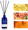 Reed Diffusers Set, 3.7 Oz Scent Diffuser, 6 Reed Diffuser Sticks, Home Fragrance Hyacinth, Peony &amp; Citrus, Aromatherapy Oil Diffuser Reeds, More Masculine Scent, Bathroom &amp; Office Decor 110ml