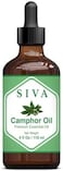 Siva Organics Camphor Essential Oil - 4 Fl Oz &ndash; Natural Camphor Oil - For Diffuser, Face, Skin Care, Aromatherapy, Hair Care, Scalp And Body Massage - With Dropper