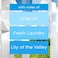 Glade Automatic Spray Holder And Clean Linen Refill Starter Kit, 10.2 Oz, 1 6.2 Oz Refill (Set), 6.2 Ounce, Blue