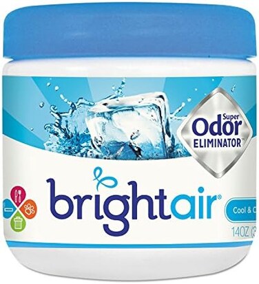 900090 Solid Air Freshener And Odor Eliminator, Cool And Clean Scent, Blue, 14 Ounces
