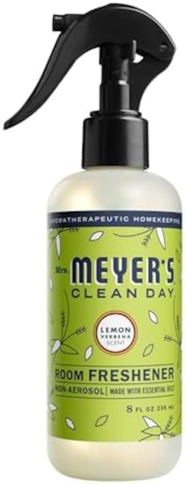 Mrs. Meyer's Clean Day Room Freshener, Lemon Verbena Scent, 8 Ounce Spray Bottle