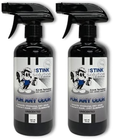 Oam بخاخ مزيل للرائحة غير معطر مع Oam. يزيل جميع الروائح دون استخدام أي عطر. آمنة تمامًا وفعالة بشكل لا يصدق. 2 زجاجة 16 أونصة