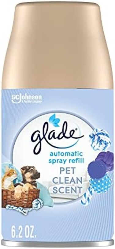 Glade Automatic Spray Refill, Air Freshener For Home And Bathroom, Pet Clean Scent, 6.2 Oz