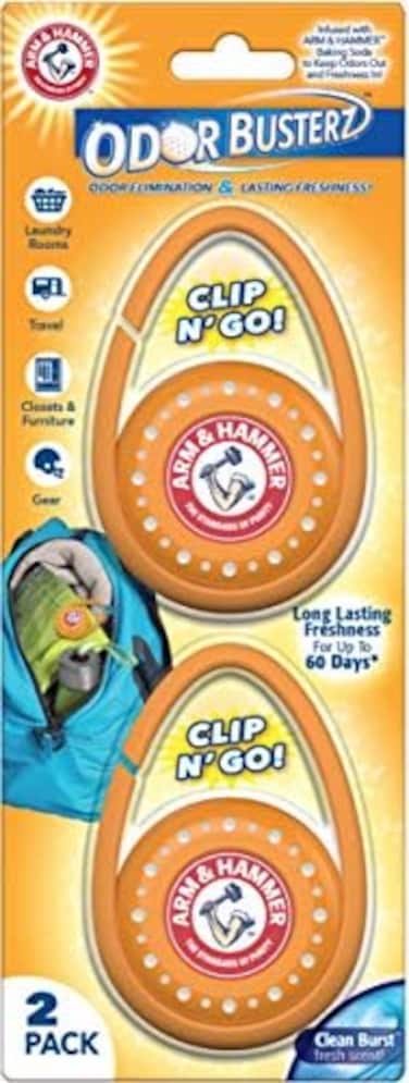 Arm &amp; Hammer Odor Busterz Clip N Go 2 Clip N Go Deodorizers