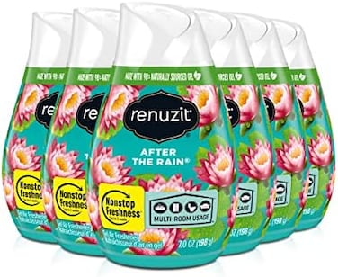 Renuzit Adjustable Air Freshener Gel, After The Rain, 7 Ounces (6 Count)