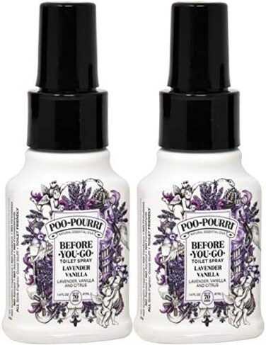 Poo-Pourri Lavender Vanilla 1.4 Oz, 2 Count