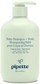 Pipette Baby Shampoo + Body Wash Tear-Free With Renewable Plant-Derived Squalane (Fragrance-Free, 12-Fluid-Ounce)