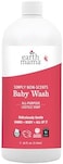 Earth Mama Simply Non-Scents Baby Wash Gentle Castile Soap For Sensitive Skin, 34-Fluid Ounce