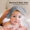 6-Pack Baby Washcloths - Soft Viscose Derived From Bamboo, Wash Cloths For Newborn, Kids, Bath Towels, Face Towel For Washing (Cool Gray)