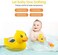 B&amp;H Baby Thermometer, The Infant Baby Bath Floating Toy Safety Temperature Thermometer (Lady Duck)