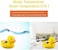 B&amp;H Baby Thermometer, The Infant Baby Bath Floating Toy Safety Temperature Thermometer (Lady Duck)