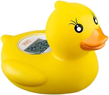 B&amp;H Baby Thermometer, The Infant Baby Bath Floating Toy Safety Temperature Thermometer (Lady Duck)