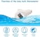 Doli Yearning Upgrade Baby Bath Thermometer Room Temperature  Water Thermometer Kids' Bathroom Safety Products  Baby Bath(Seal Shape)℃/℉, Lcd