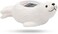 Doli Yearning Upgrade Baby Bath Thermometer Room Temperature  Water Thermometer Kids' Bathroom Safety Products  Baby Bath(Seal Shape)℃/℉, Lcd