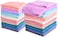 20 Pack Baby Washcloths Microfiber Coral Fleece Extra Absorbent And Soft For Newborns, Infants And Toddlers