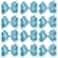 Icobuty 4 Inch Boutique Girls Hair Bows Hair Clips For Baby Girls Toddlers 12 Pcs Solid Color (White)