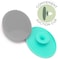 S&amp;T Inc. Exfoliating And Massaging Cradle Cap Bath Brushes For Baby, Silicone - 2 Inch X 2.5 Inch, Grey And Teal, 2 Pack