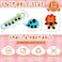 Weewooday Stick-On Fever Cartoon Stickers Forehead Fever Kids Cartoon Stickers Temperature Fever Patch For Kids Baby Adults Home Office Supplies (Cute Style)