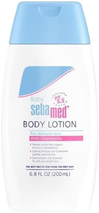 Sebamed Baby Lotion Ph 5.5 Ultra Mild Dermatologist Recommended Moisturizer For Sensitive Skin And Delicate Skin 6.8 Fluid Ounces (200 Milliliters)